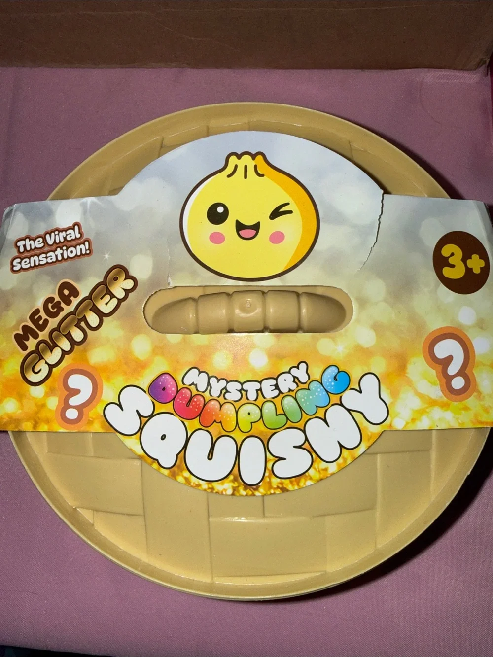 🛍 Mystery DUMPLING Squishy Mega Glitter Toy -WHAT COLOR WILL YOU GET?